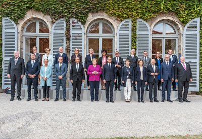 Kulturbevollmächtigter Armin Laschet nimmt am Deutsch-Französischen Ministerrat mit Bundeskanzlerin Angela Merkel und dem französischen Staatspräsidenten Emmanuel Macron in Toulouse teil