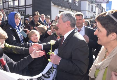 Bundespräsident Joachim Gauck zu Gast in Arnsberg