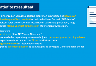 Testpflicht für Einreisende aus den Niederlanden – Nordrhein-Westfalen setzt Entscheidung des Bundes um