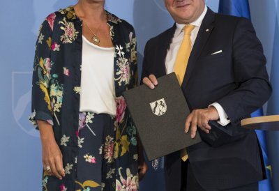 Verdienstorden des Landes Nordrhein-Westfalen an Andrea Berg