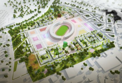 Erstes modulares Leichtathletikstadion mit Olympischem und Paralympischem Dorf