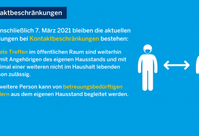 Coronaschutzverordnung ab dem 22. Februar