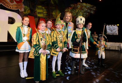 Ministerpräsidentin Hannelore Kraft empfängt die Kinderprinzenpaare und Kinderdreigestirne aus Nordrhein-Westfalen