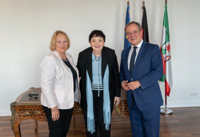 Ministerpräsident Armin Laschet trifft Shoah-Überlebende Inge Auerbacher