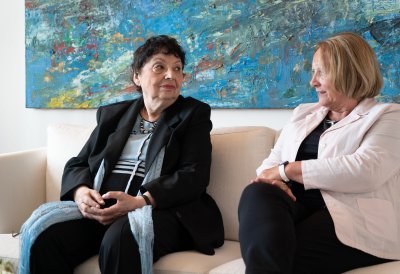 Ministerpräsident Armin Laschet trifft Shoah-Überlebende Inge Auerbacher