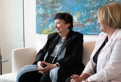 Ministerpräsident Armin Laschet trifft Shoah-Überlebende Inge Auerbacher