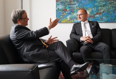 Ministerpräsident Laschet empfängt den Botschafter der Republik Kroatien, Gordan Grlić Radman