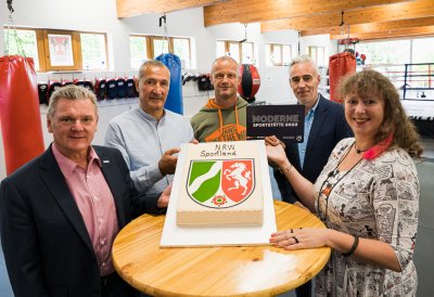 Programm „Moderne Sportstätte 2022“ – Staatssekretärin Milz besucht fertiggestellte Förderprojekte