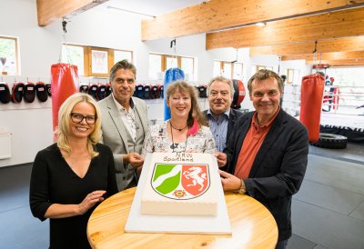 Programm „Moderne Sportstätte 2022“ – Staatssekretärin Milz besucht fertiggestellte Förderprojekte