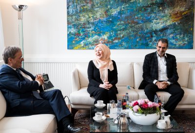 Gründerin des Begegnungs- und Fortbildungszentrums muslimischer Frauen e.V. Erika Theißen mit Mevlüde-Genç-Medaille des Landes Nordrhein-Westfalen geehrt