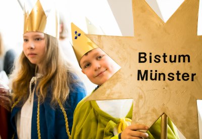 Der Ministerpräsident hat Sternsinger aus allen Diözesen zum Dreikönigssingen im Landeshaus empfangen