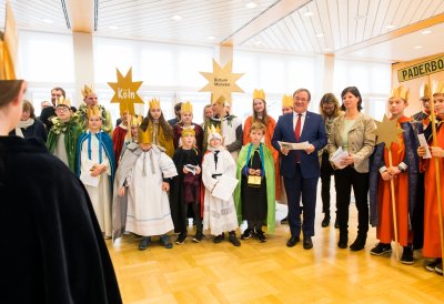 Traditionelles Dreikönigssingen im Landeshaus