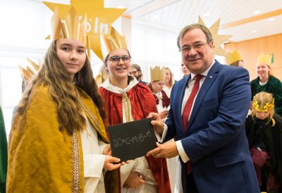 Traditionelles Dreikönigssingen im Landeshaus