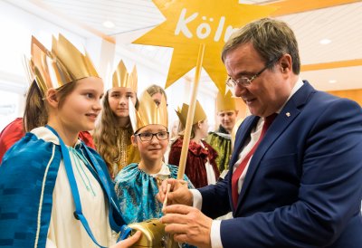 Traditionelles Dreikönigssingen im Landeshaus