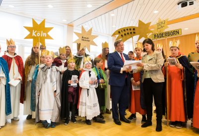 Traditionelles Dreikönigssingen im Landeshaus