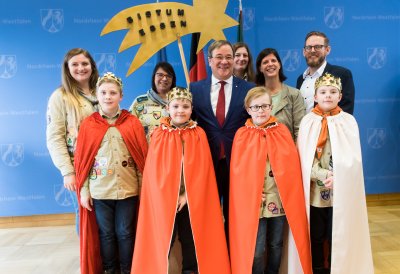 Traditionelles Dreikönigssingen im Landeshaus