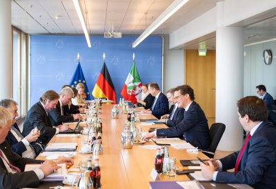 Landeskabinett und Bundesminister der Finanzen Christian Lindner stärken Zusammenarbeit von Bund und Nordrhein-Westfalen