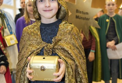 Ministerpräsident Armin Laschet empfängt die Sternsinger