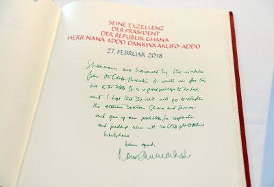 Ministerpräsident Laschet empfängt den Staatspräsidenten der Republik Ghana