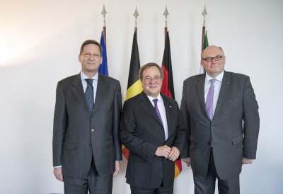 Ministerpräsident Laschet empfängt den Botschafter des Königreichs Belgien