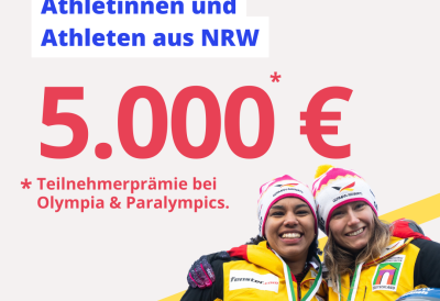 Teilnahmeprämie und Medaillenförderung