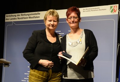 Verleihung der Rettungsmedaille des Landes Nordrhein-Westfalen