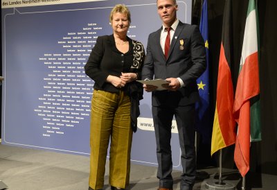 Verleihung der Rettungsmedaille des Landes Nordrhein-Westfalen
