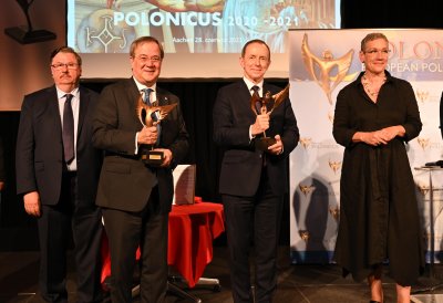 Ministerpräsident Armin Laschet mit Ehren-Polonicus-Preis ausgezeichnet