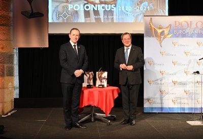 Ministerpräsident Armin Laschet mit Ehren-Polonicus-Preis ausgezeichnet