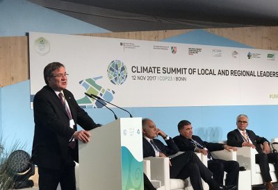 Ministerpräsident Armin Laschet eröffnet den Klimagipfel der Städte und Regionen