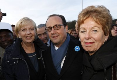 Ministerpräsidentin Hannelore Kraft trifft François Hollande, 11.11.2014