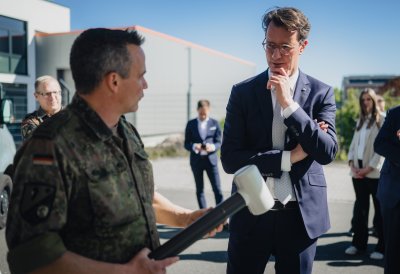 Besuch des Zentrums für Cyber-Sicherheit der Bundeswehr, Euskirchen
