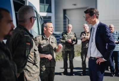Besuch des Zentrums für Cyber-Sicherheit der Bundeswehr, Euskirchen