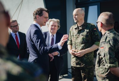 Besuch des Zentrums für Cyber-Sicherheit der Bundeswehr, Euskirchen