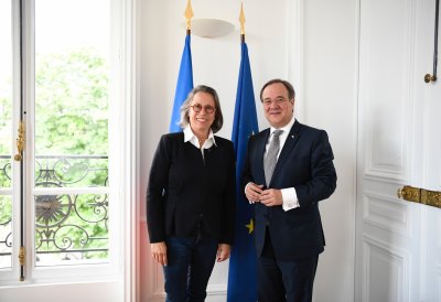 Der Kulturbevollmächtigte Ministerpräsident Armin Laschet besucht Frankreich