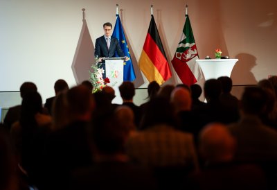 Neubürgerempfang gemeinsam mit Integrationsministerin Paul und Ministerpräsident Hendrik Wüst