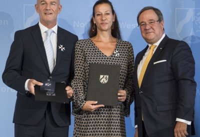 Verdienstorden des Landes Nordrhein-Westfalen an das Ehepaar Susanne und Bernd Krispin