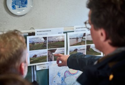 Ministerpräsident besucht gemeinsam mit Minister Krischer von Hochwasser bedrohte Gebiete 