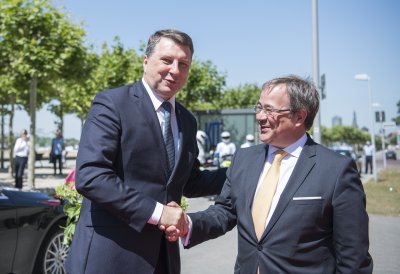 Besuch des Staatspräsidenten der Republik Lettland, Raimonds Vējonis
