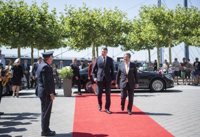 Besuch des Staatspräsidenten der Republik Lettland, Raimonds Vējonis