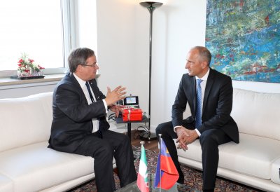 Ministerpräsident Laschet empfängt den Regierungschef des Fürstentums Liechtenstein