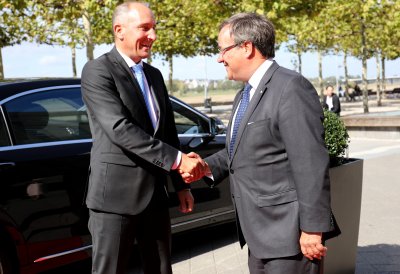 Ministerpräsident Laschet empfängt den Regierungschef des Fürstentums Liechtenstein