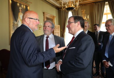 Ministerpräsident Armin Laschet besucht Luxemburg