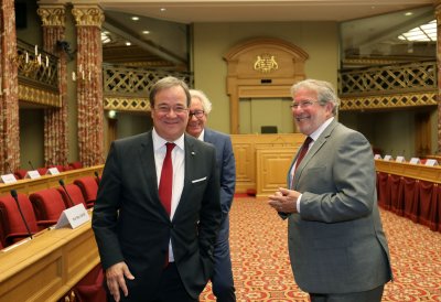 Ministerpräsident Armin Laschet besucht Luxemburg