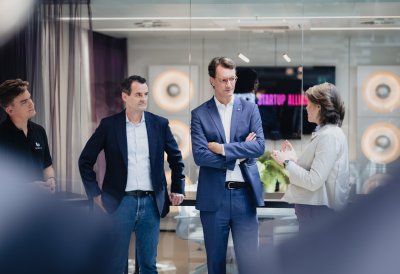 Besuch BRYCK Startup Alliance am neuen Standort im Colosseum in Essen