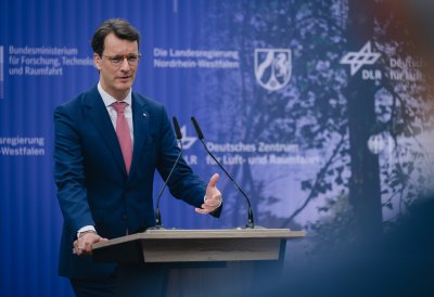 Spatenstich GOVSATCOM-Hub Köln: Nordrhein-Westfalen stärkt sichere Satellitenkommunikation für Europa