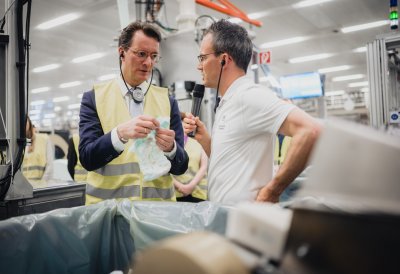 Rundgang in der Fabrik