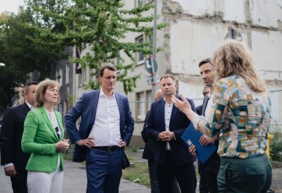 Besuch Stadtentwicklungsgebiet Schalke-Nord in Gelsenkirchen
