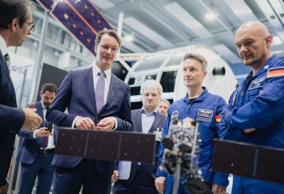 Besichtigung der Ausstellung von Anwenderfirmen