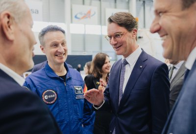 Besichtigung der Ausstellung von Anwenderfirmen